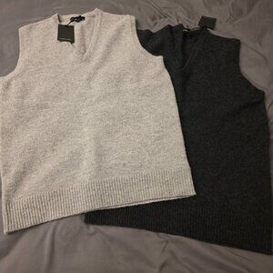 2 New Walker Slater Grey Sweaters, Men's Small, Fenton Slipovers